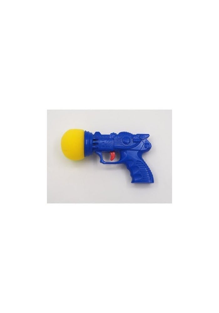 Daiso Sponge Gun – Blue Foam Ball Shooter Toy for Kids - Image 3